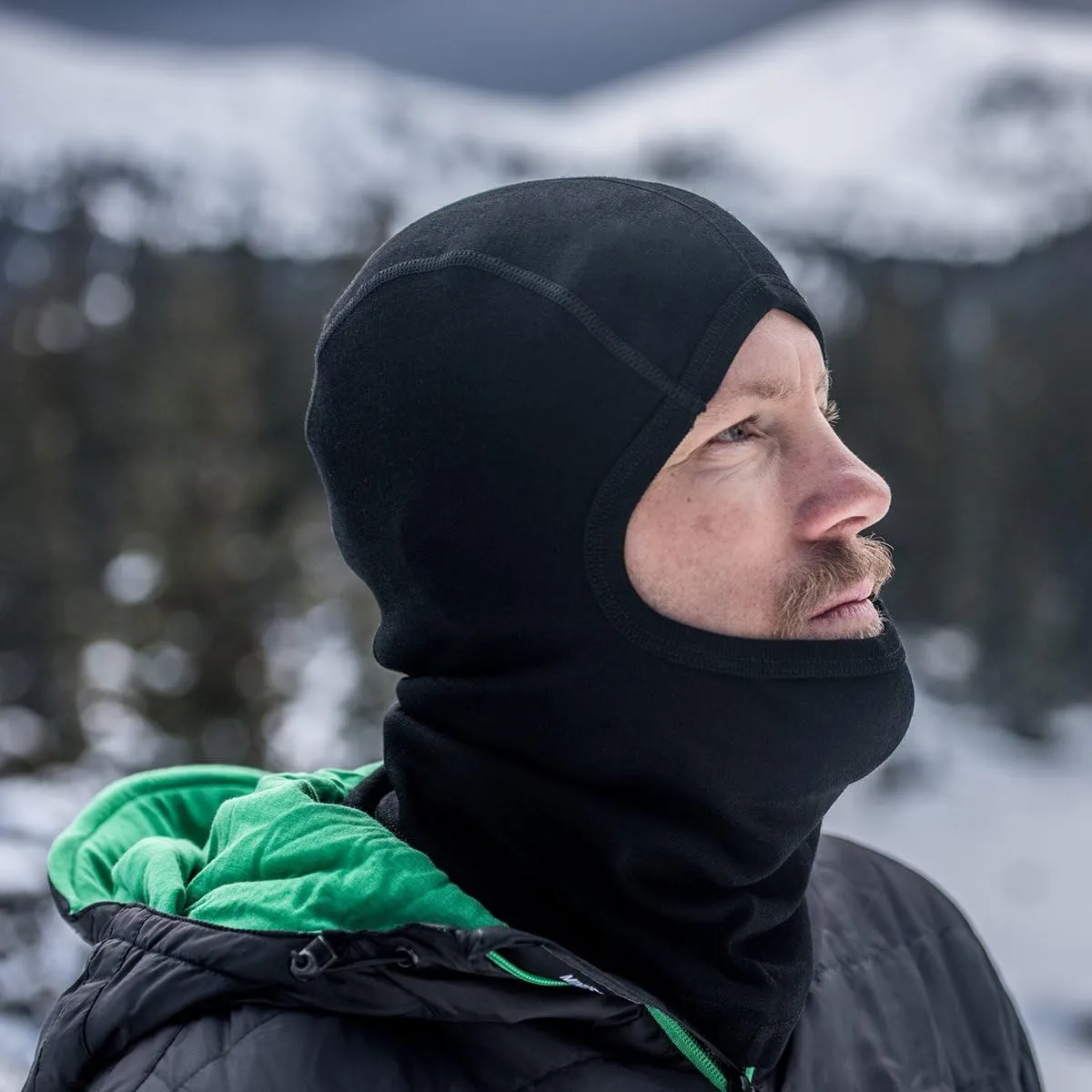 100% Merino Wool Balaclava - Winter Ski Mask - Face Mask - Cold Weather Gear