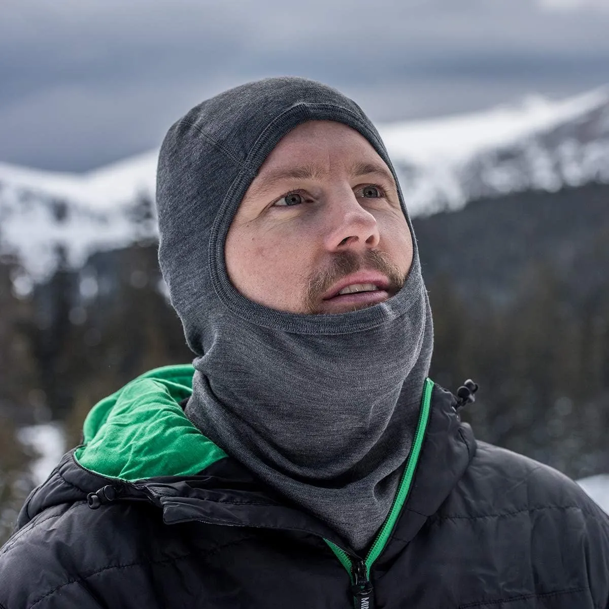 100% Merino Wool Balaclava - Winter Ski Mask - Face Mask - Cold Weather Gear