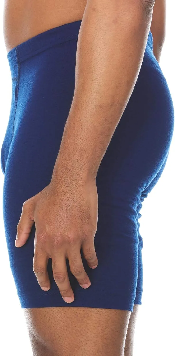 100% Merino Wool Mens Lightweight Boxer Brief - Moisture Wicking - Soft and Breathable Underwear