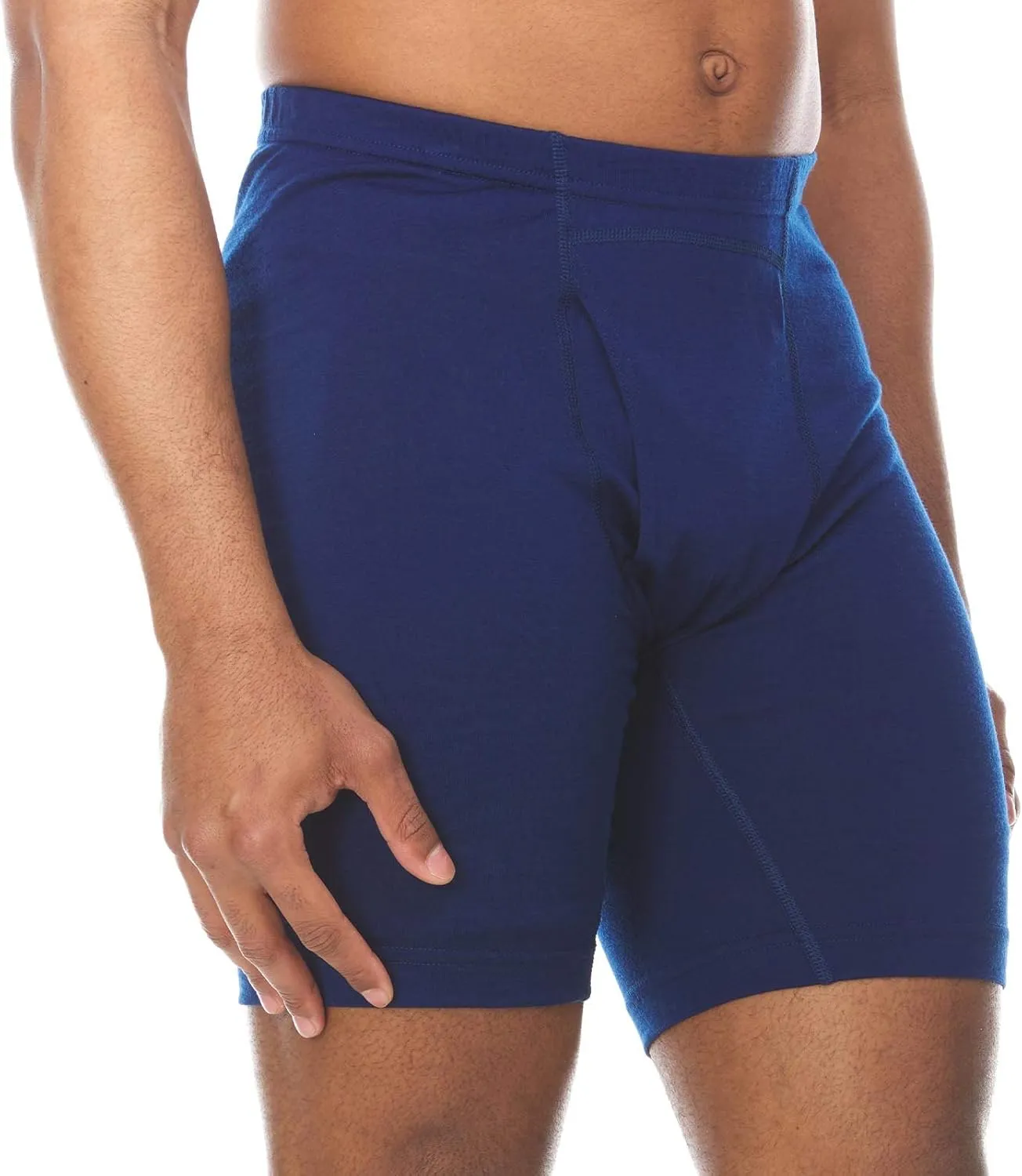 100% Merino Wool Mens Lightweight Boxer Brief - Moisture Wicking - Soft and Breathable Underwear