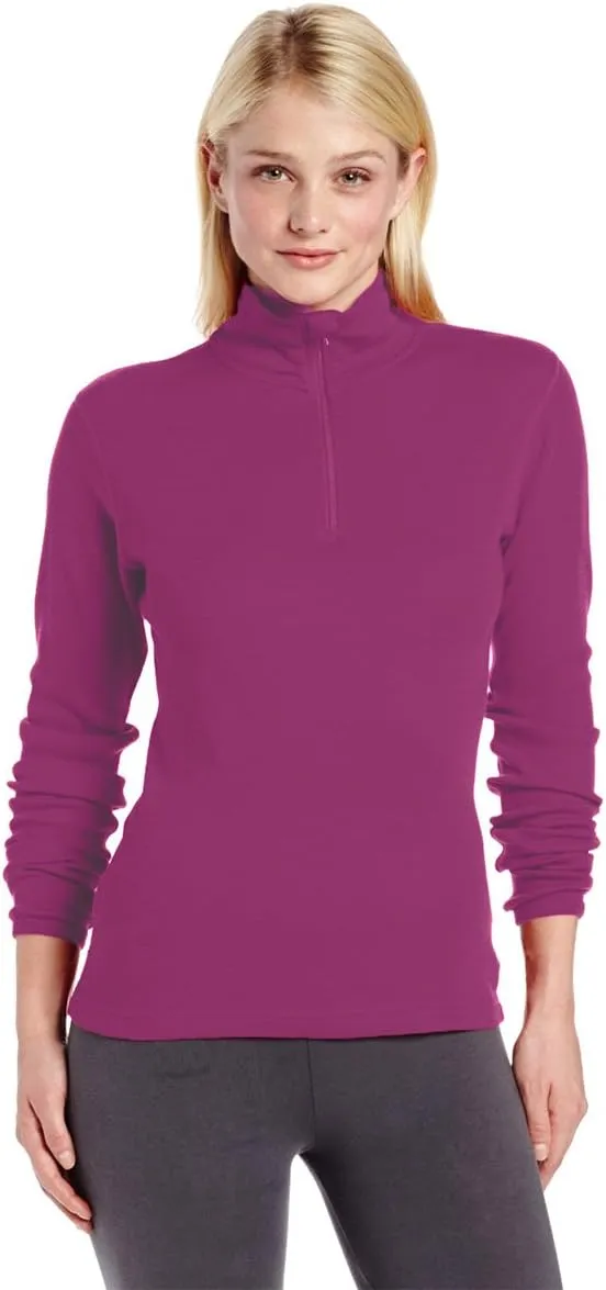 100% Merino Wool - Midweight Womens 1/4 Zip - Midlayer