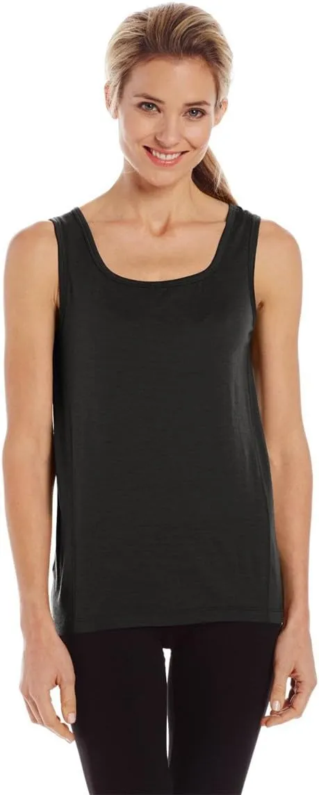 100% Merino Wool Womens Lightweight Tank Top - Moisture Wicking Soft and Breathable Under Shirt