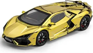 1:24 for Supercar Alloy Diecasts Model Car Children's Toy Car Miniauto Mini GT Mother Kids Collectibles(Gold)