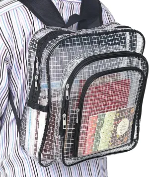 15.7 inch ESD anti-static clear pvc backpack,cleanroom engineer tool bag for engineer working in clean rooom
