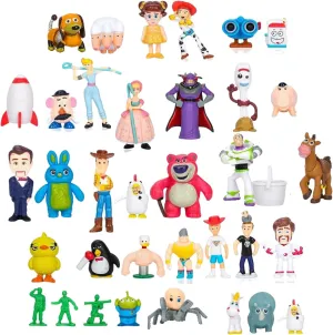 36 Pack Anime Figurines Set - Woody Doll, Buzz Lightyear Toy, PVC Figures