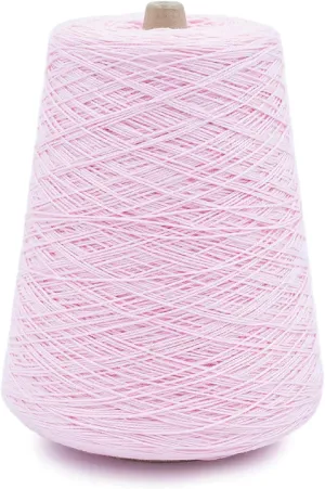 5/2 Perle Mercerized Cotton Weaving Yarn by Silk City Fibers, Baby Pink