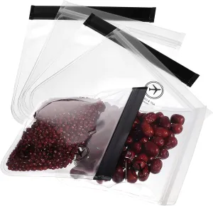 6Pcs Makeup Bag Transparent Eva Toiletry Organizer for Travel Lightweight Storage for Men Women Versatile Use for Cosmetics Snacks and More