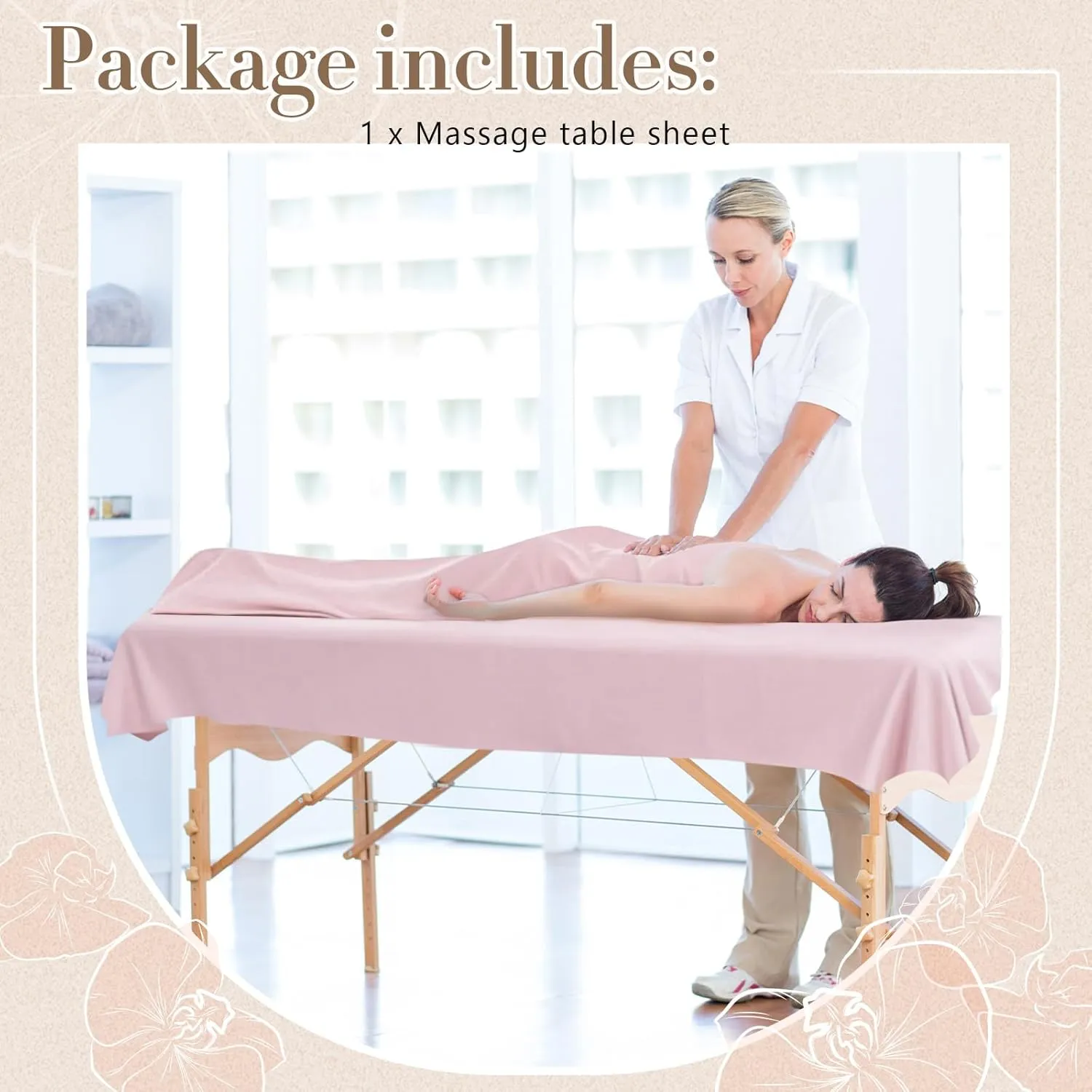 87 x 51 Inch Massage Table Sheet Reusable Wax Mat Pad Waterproof PVC Waxing Mat for Esthetician Bed Oilproof Wax Bed Cover for Spa Beauty Tattoo Grafting Eyelash (Pink)