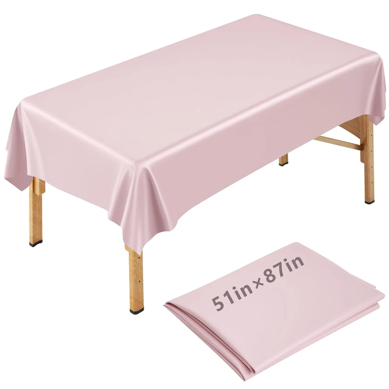 87 x 51 Inch Massage Table Sheet Reusable Wax Mat Pad Waterproof PVC Waxing Mat for Esthetician Bed Oilproof Wax Bed Cover for Spa Beauty Tattoo Grafting Eyelash (Pink)