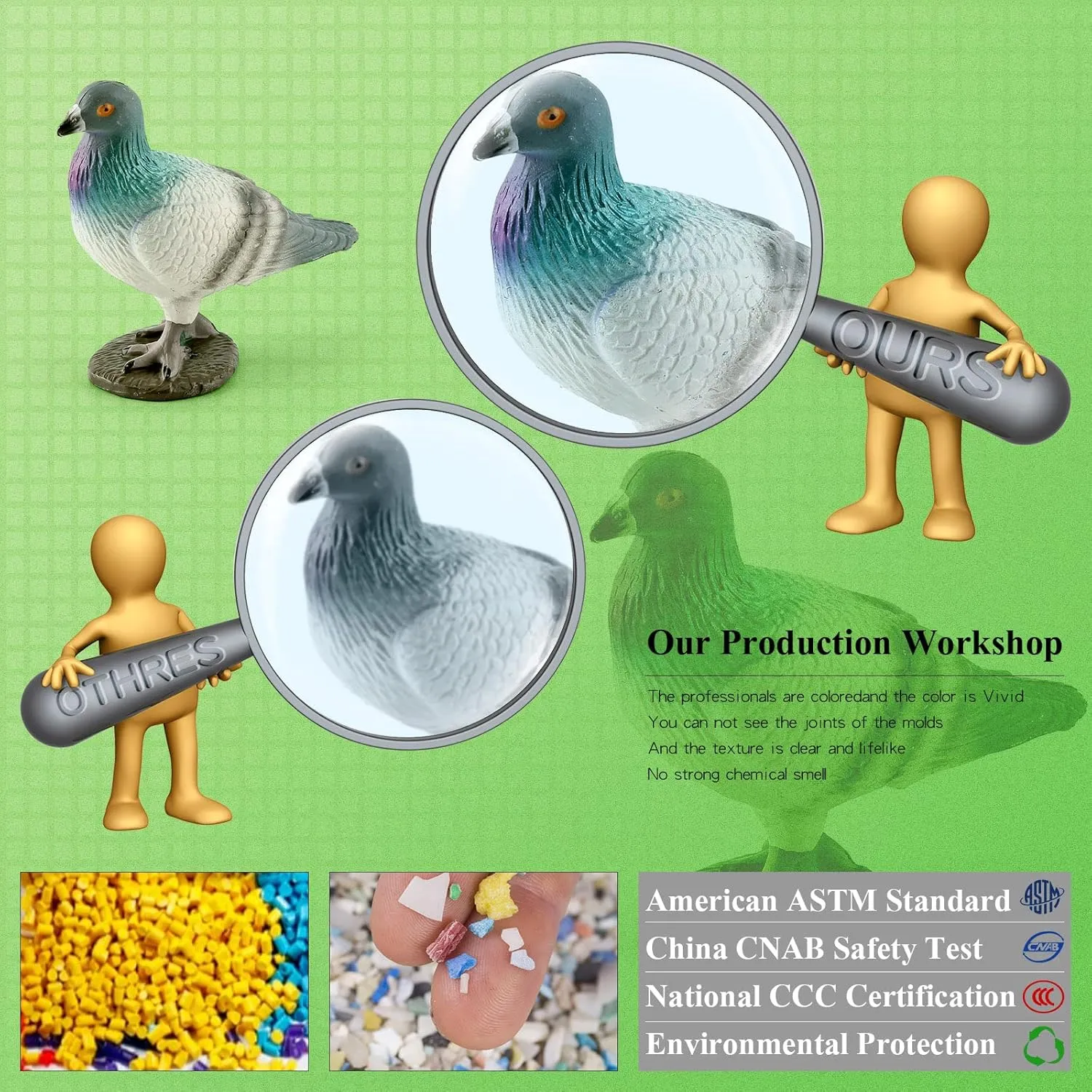 9PCS Backyard Birds Figurines Realistic Bird Toys Set Birds Figures for Educational Toys Birthday Party Cake Topper Gift for Kids Toddler