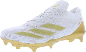 adidas Adizero Electric Mens Shoes Size 6, Color: Cloud White/Gold Metallic/Cloud White