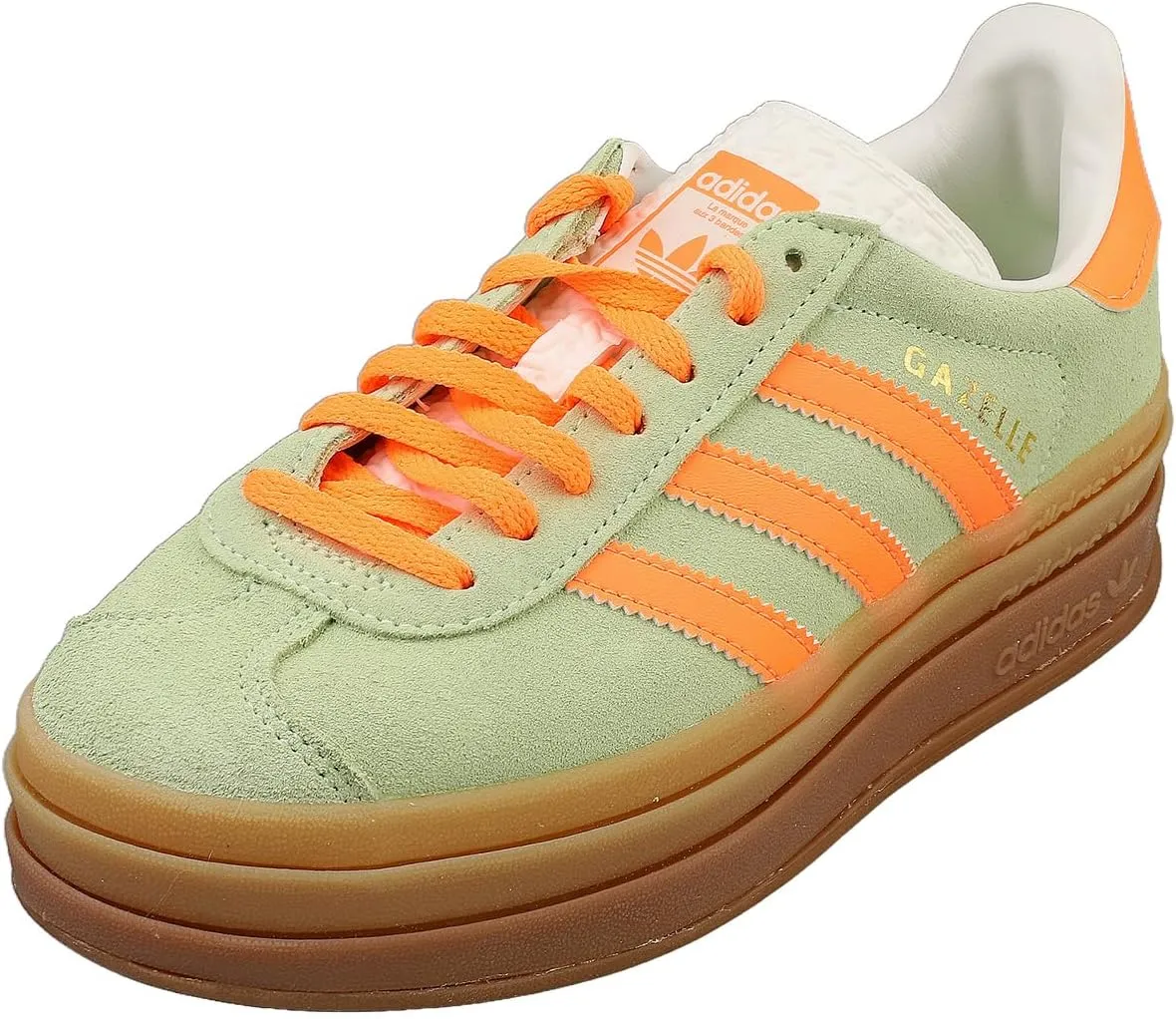 Adidas Gazelle Bold Womens Sneaker (Semi Green Spark, 9.5)
