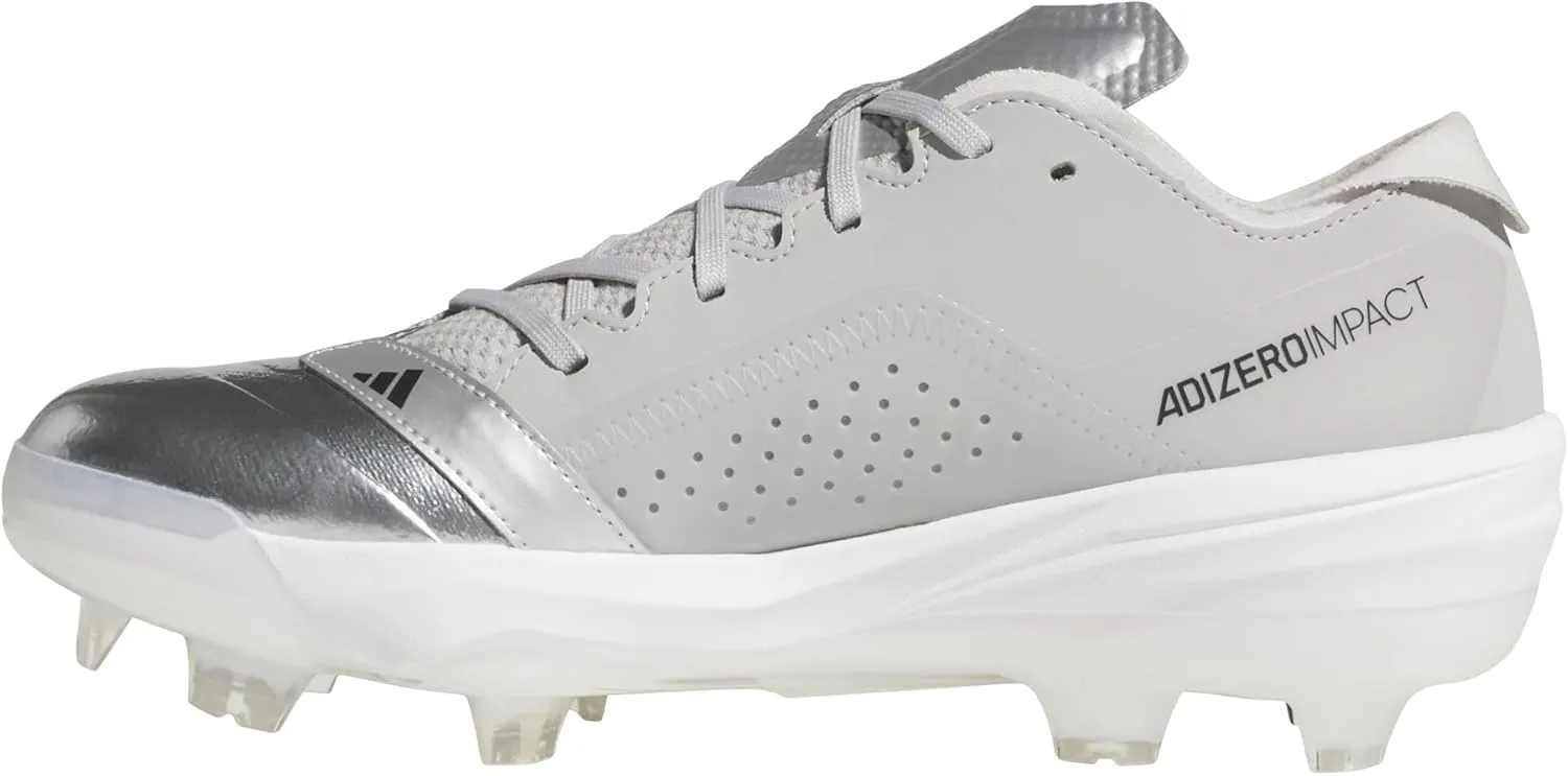 adidas Men's Adizero Impact TPU Silver Speed Baseball Cleat