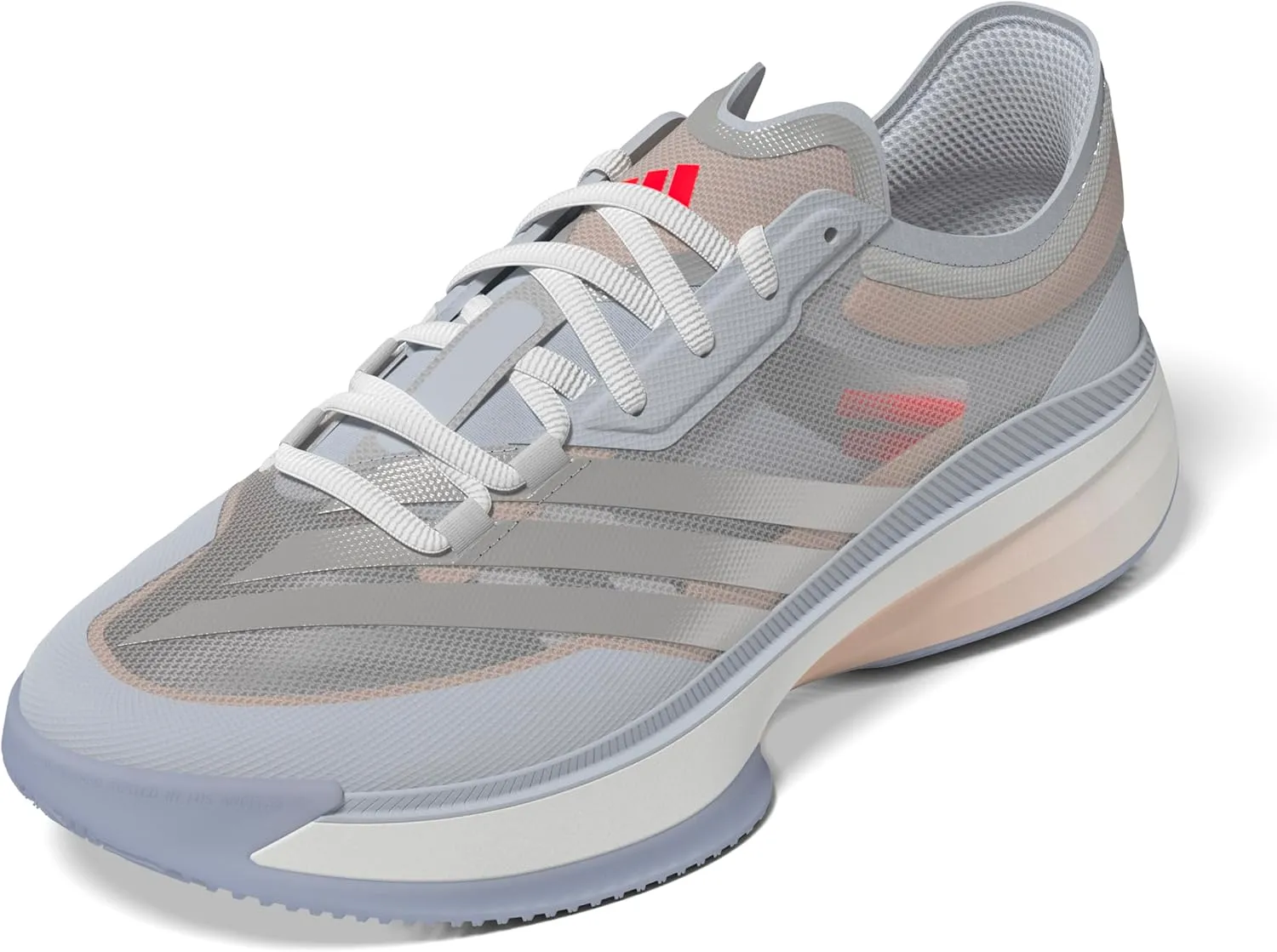 adidas Unisex Adizero Select 3.0 Basketball Sneaker, Halo Blue/Silver Metallic/Powder Coral, 15 US Men