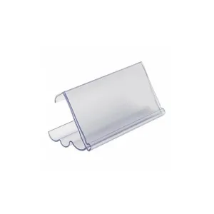 Aigner Index, WRS1253, Angle Label Holder, 3", Clear, Pk25