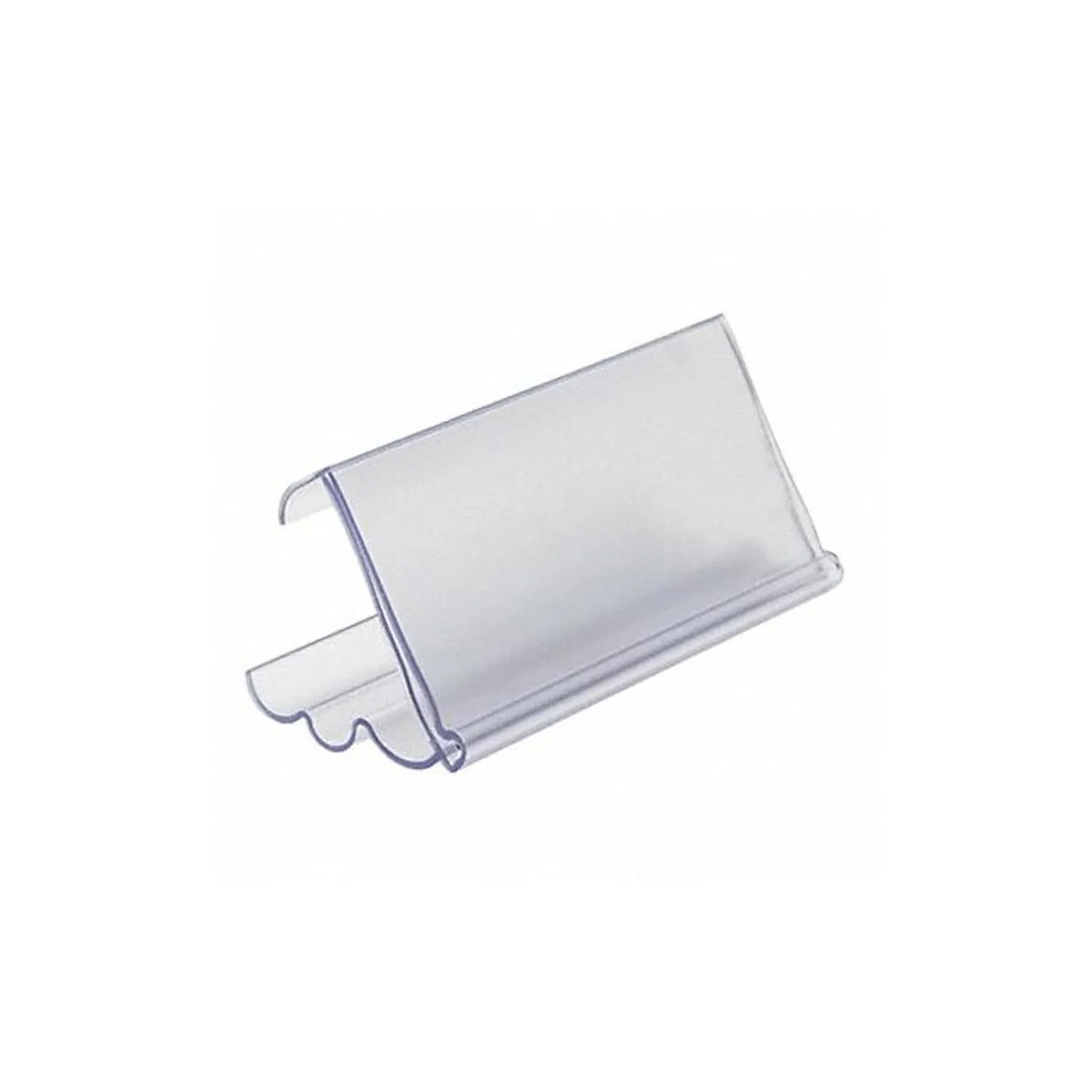 Aigner Index, WRS1253, Angle Label Holder, 3", Clear, Pk25