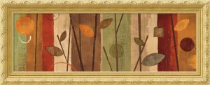 Amanti Art Framed Wall Art Print 15x36 Modern Forest Natural by Veronique Charron, Nature Wall Art, Modern Contemporary Decor, Medium Poster Painting Artwork for Living Room, Bedroom, Bathroom,