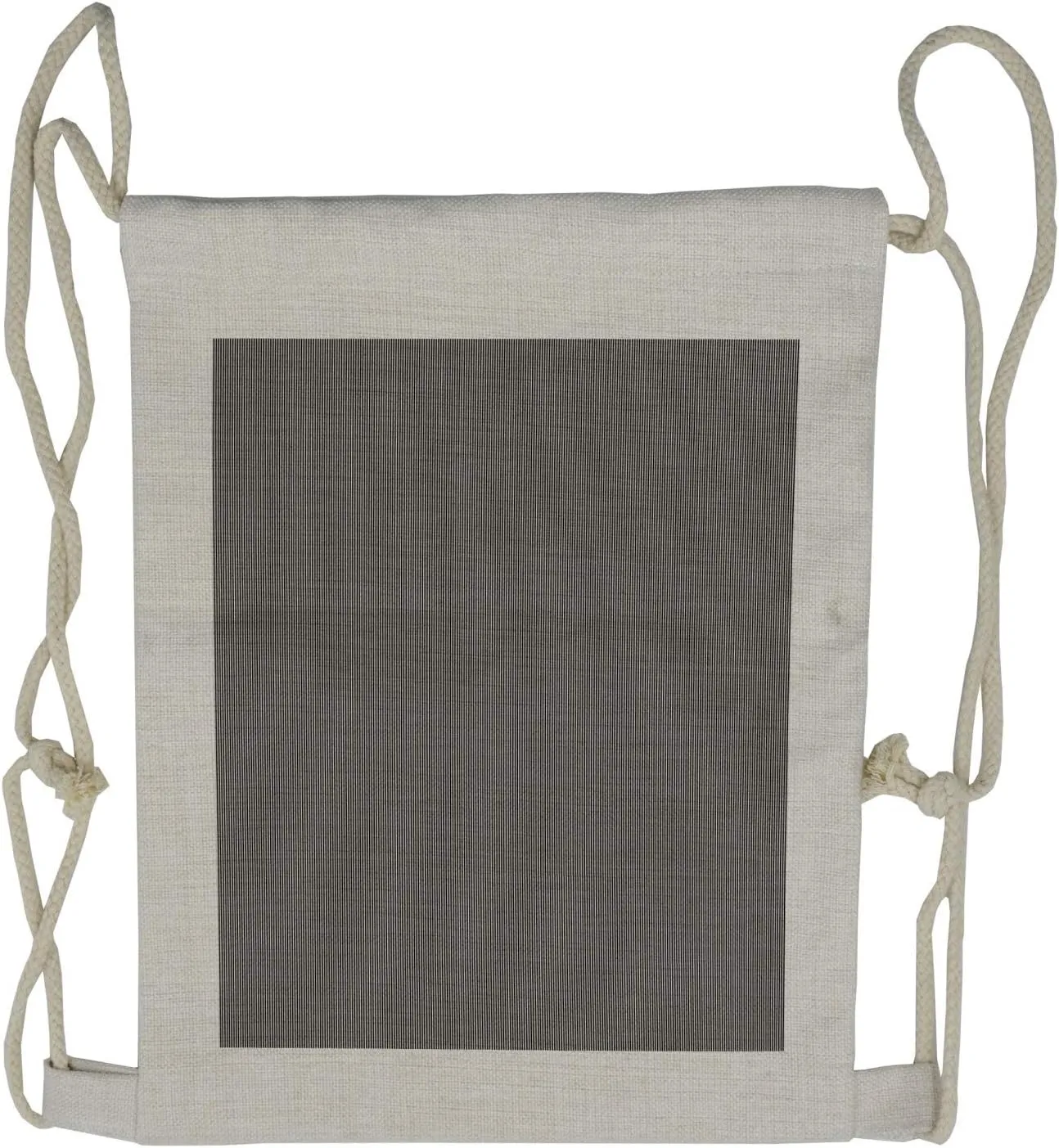 Ambesonne Pinstripe Drawstring Backpack, Geometric Prehistoric Motif, Sackpack Bag
