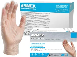 AMMEX Clear Vinyl Medical Gloves