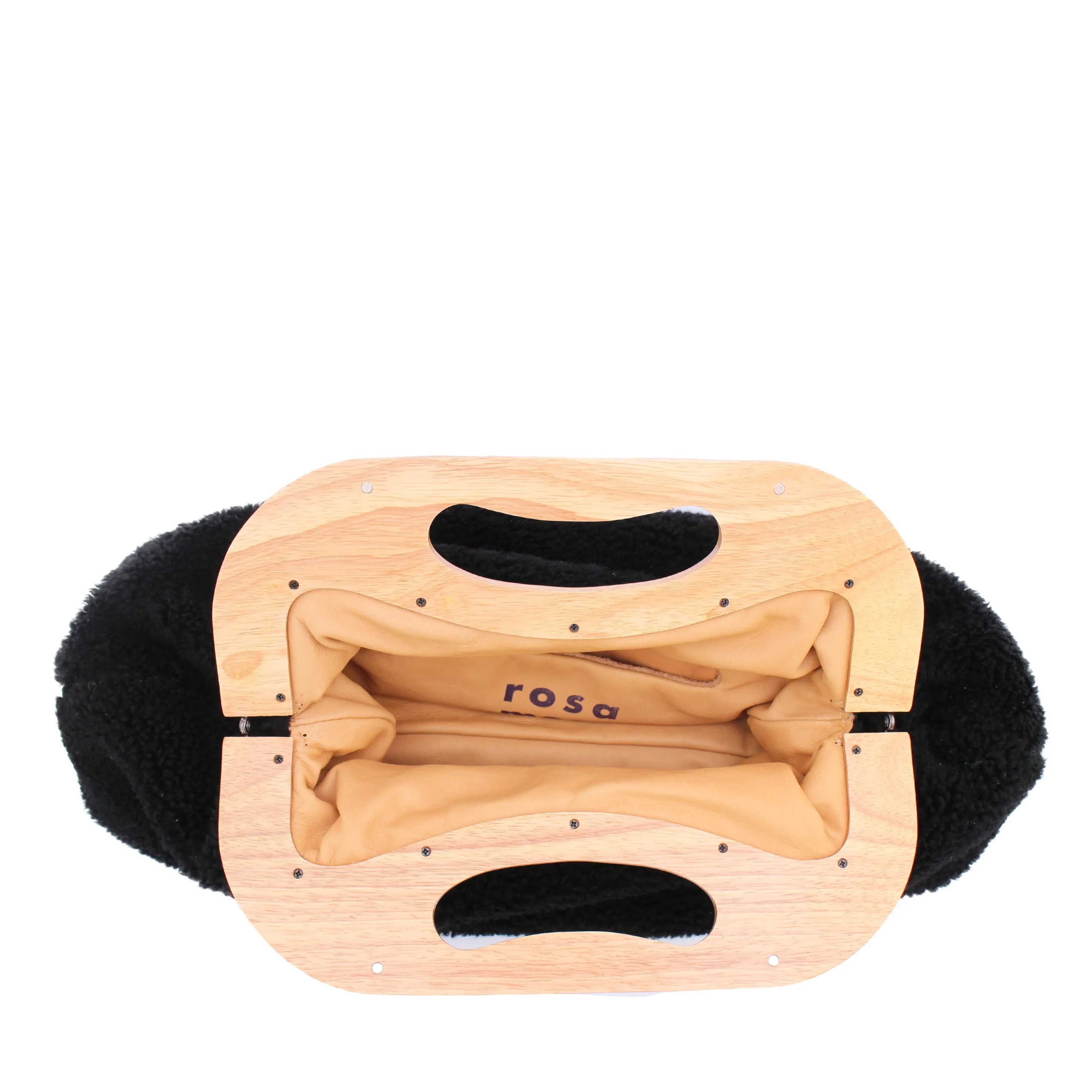 ANGOLO BAG curly   Black