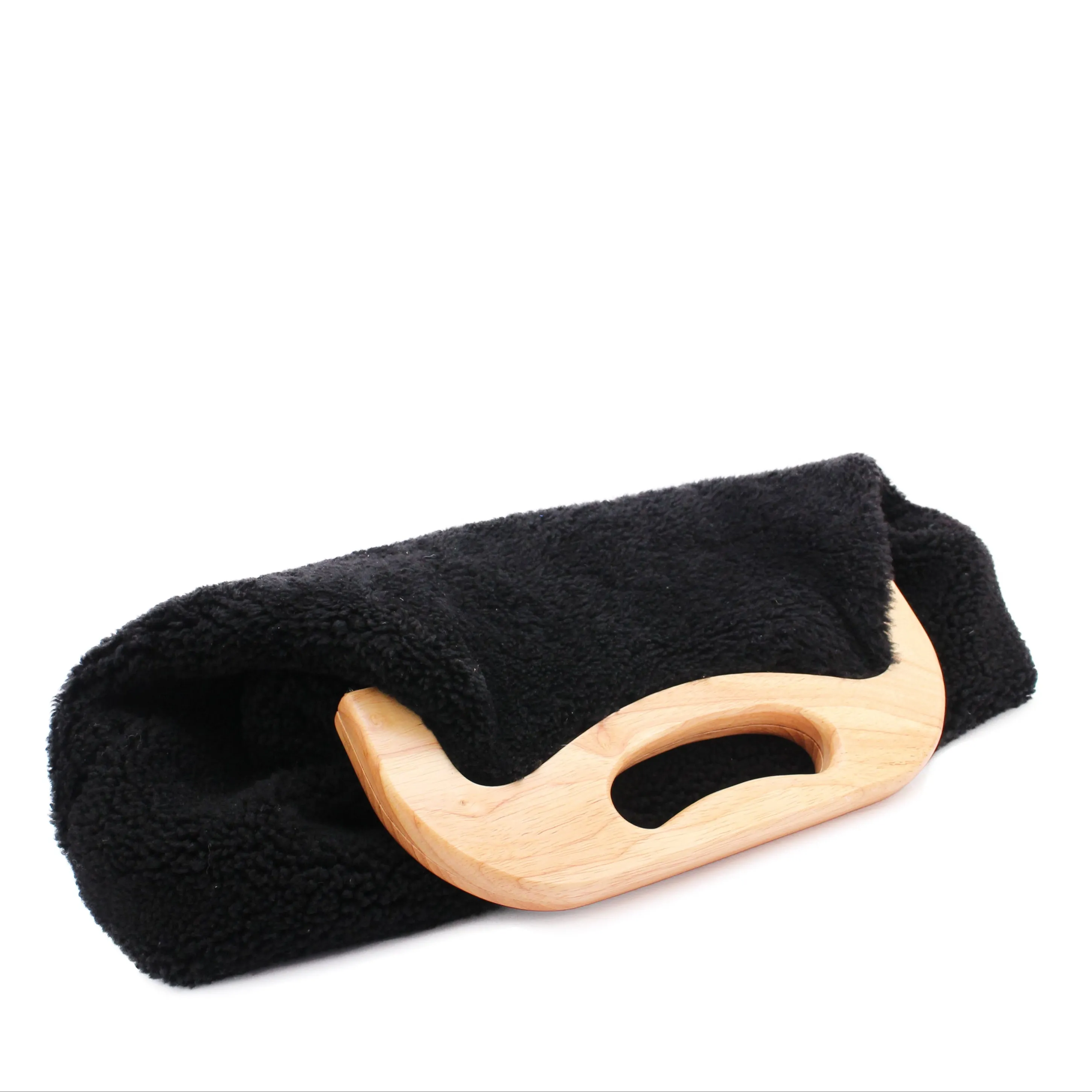 ANGOLO BAG curly   Black