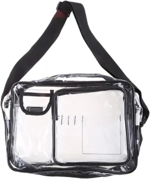 Anti-static Clear PVC Shoulder Cleanroom Engineer Tool Bag Put Computer Tools Working in Clean room 14inch for Women Men