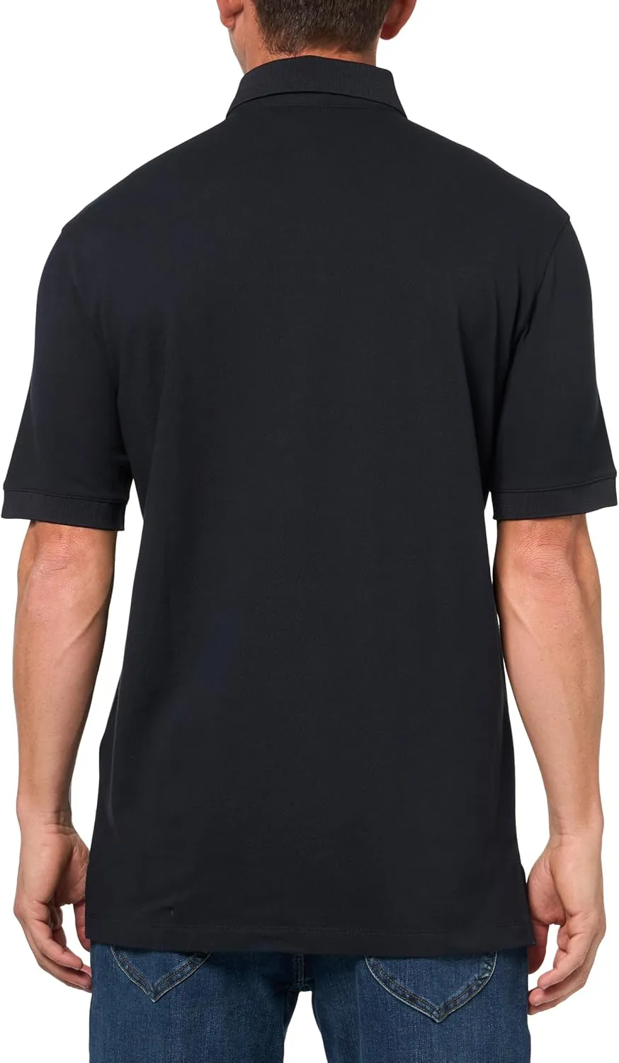 Armani Exchange Men's A|x Black and Gold Polo