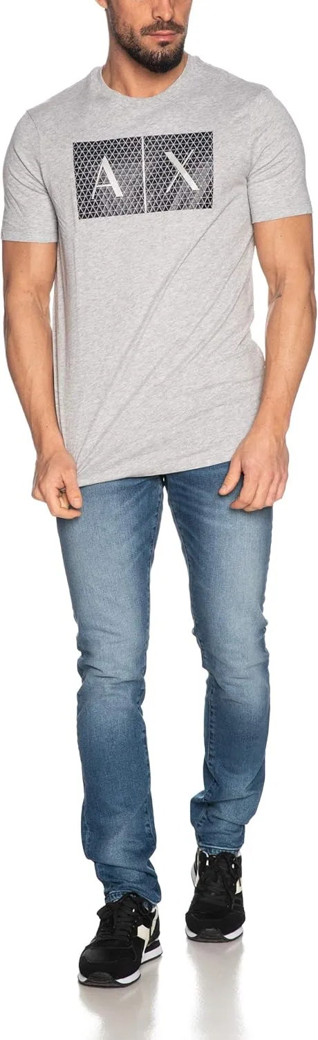Armani Exchange Men's Crew Neck Logo Tee T Shirt