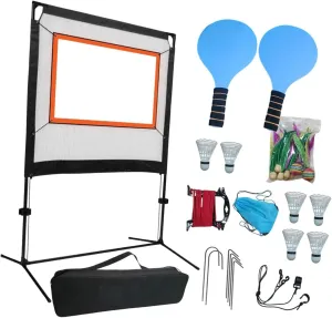 Badminton Net Set Versatile Easy Setup with Rackets for Games Indoor Home