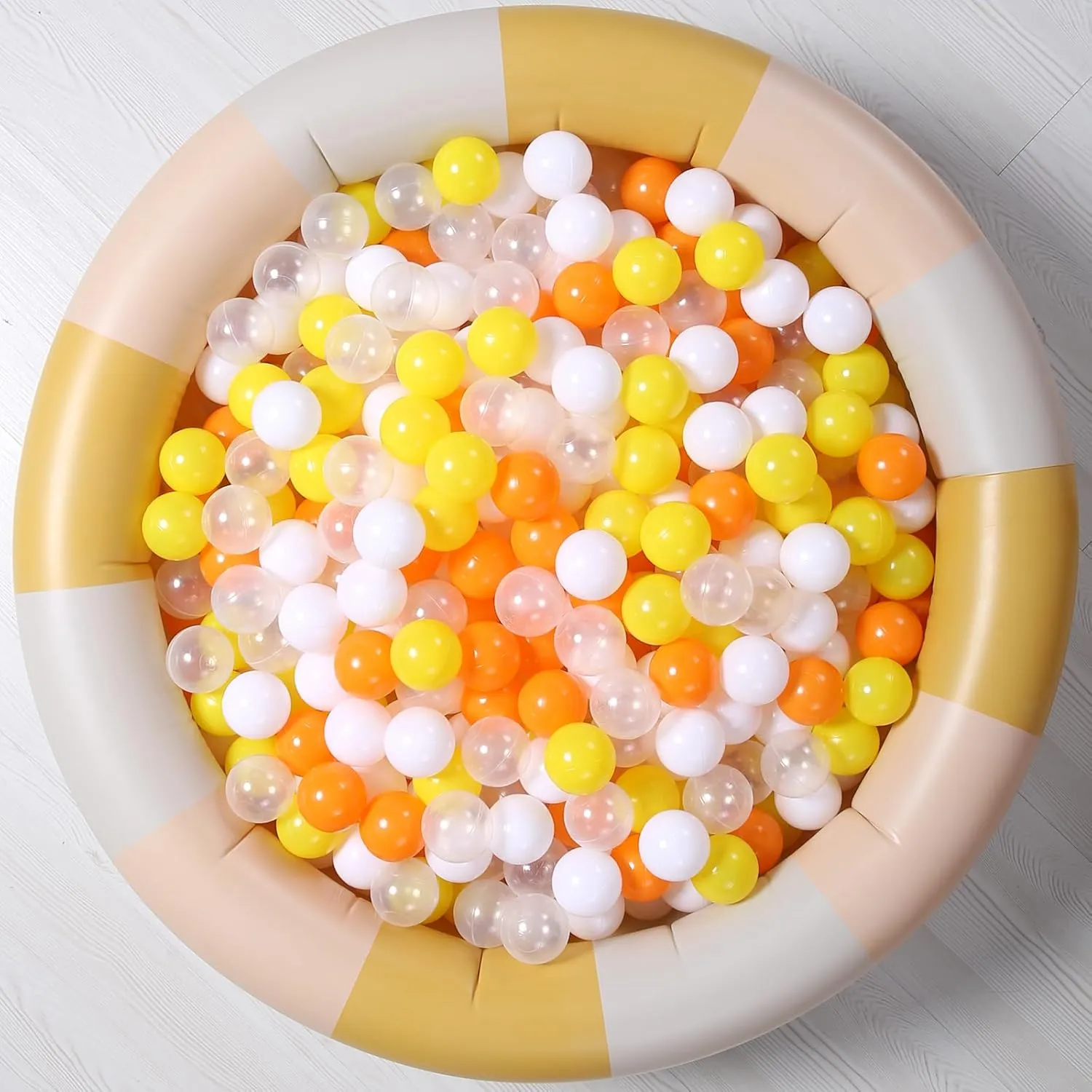 Ball Pit Balls Plastic Balls for Ball Pit Phathalate Free BPA Free Plastic Balls 100pcs 2.2" Set for Toddlers for Play Tent Tunnel