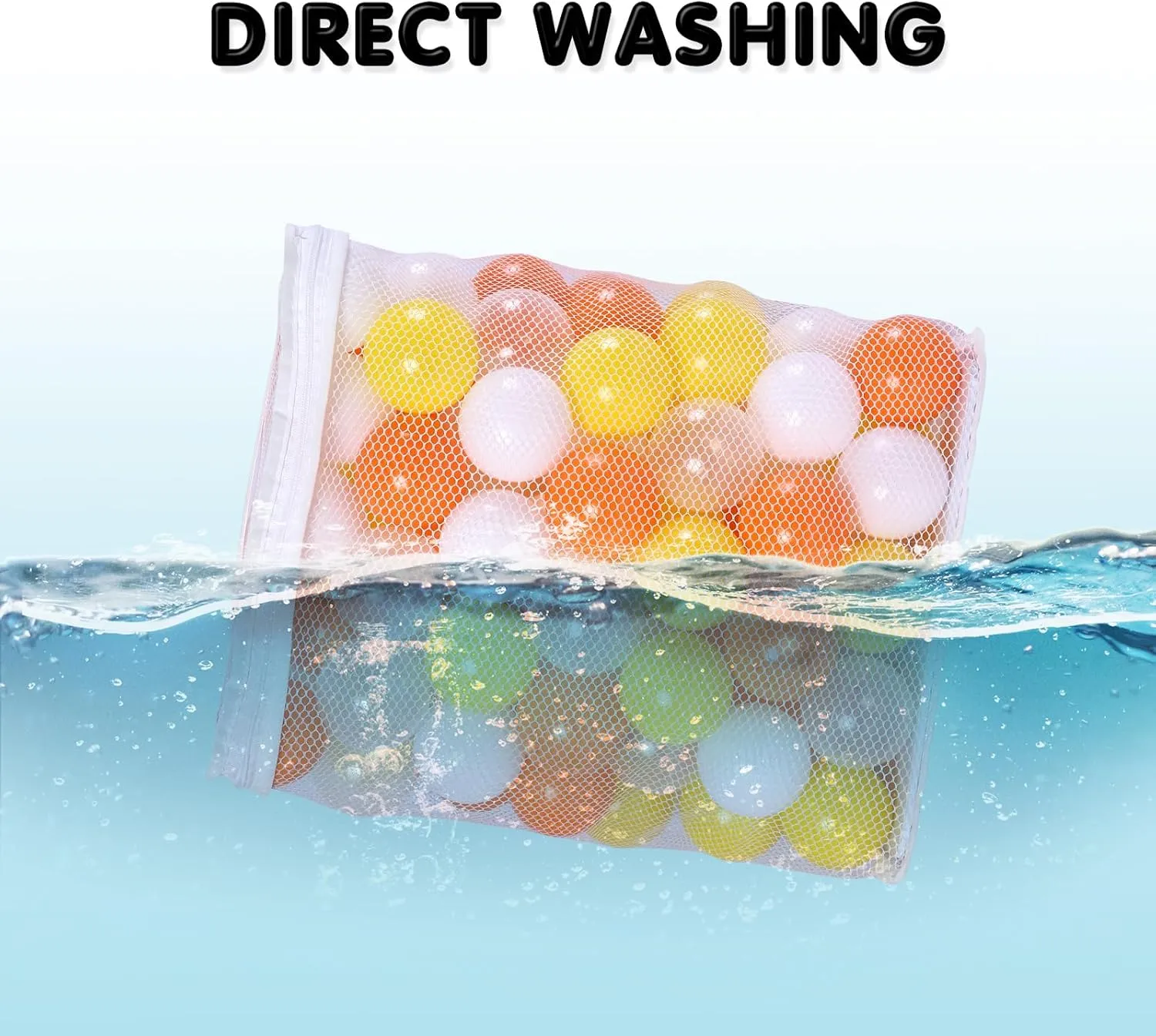 Ball Pit Balls Plastic Balls for Ball Pit Phathalate Free BPA Free Plastic Balls 100pcs 2.2" Set for Toddlers for Play Tent Tunnel