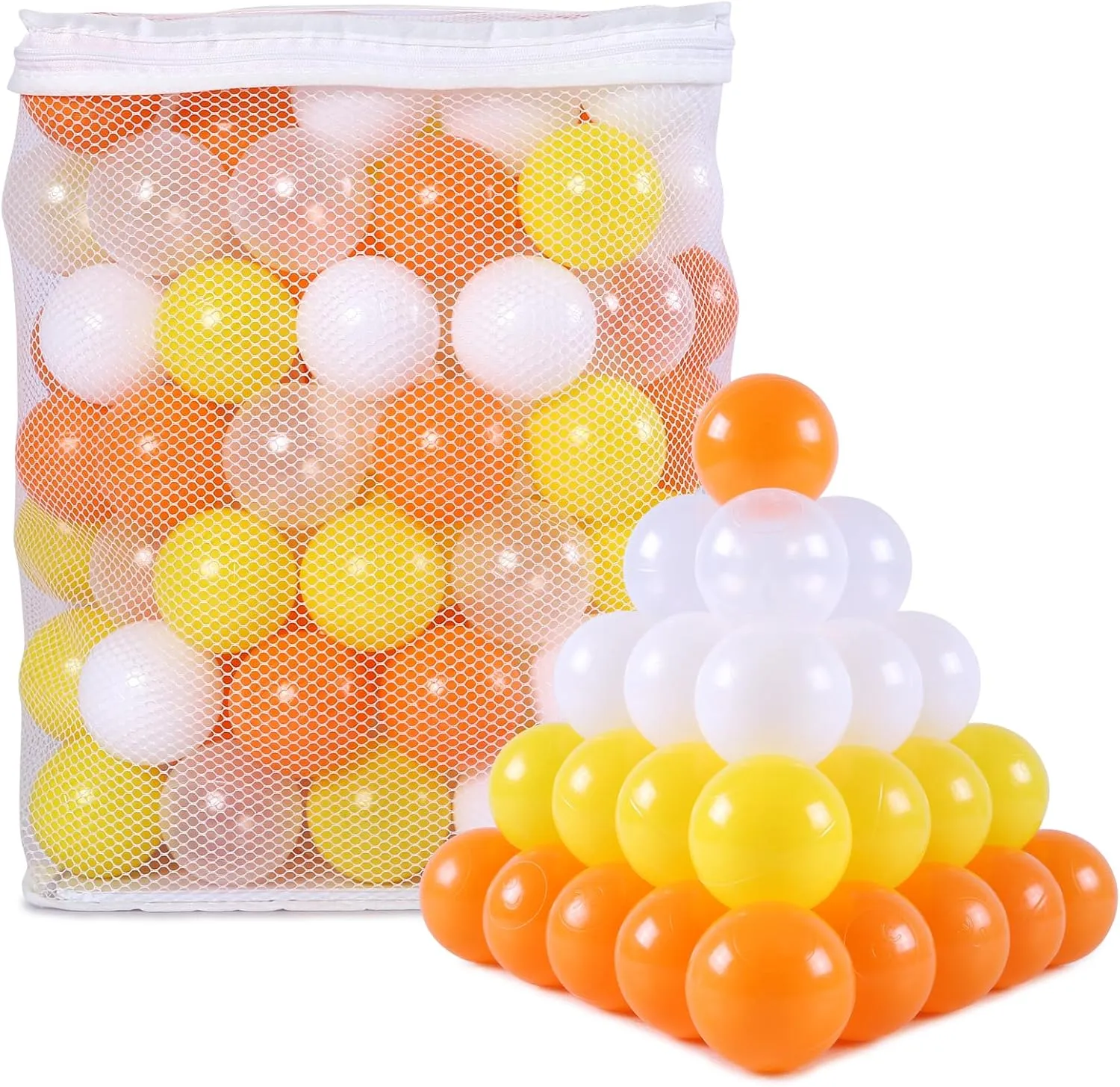 Ball Pit Balls Plastic Balls for Ball Pit Phathalate Free BPA Free Plastic Balls 100pcs 2.2" Set for Toddlers for Play Tent Tunnel