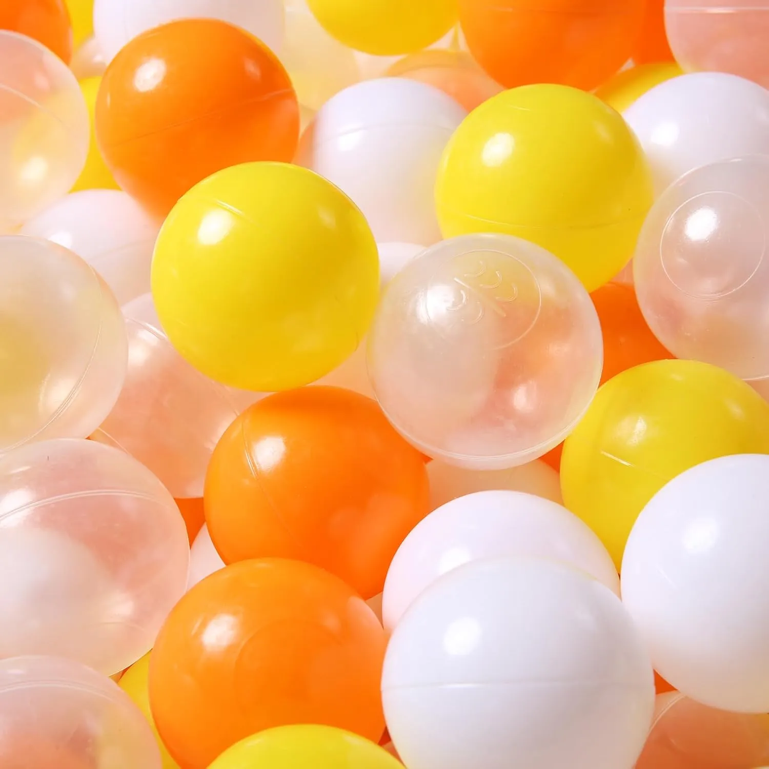 Ball Pit Balls Plastic Balls for Ball Pit Phathalate Free BPA Free Plastic Balls 100pcs 2.2" Set for Toddlers for Play Tent Tunnel