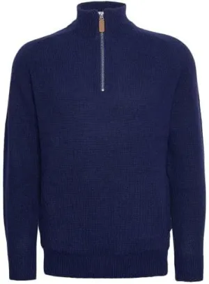 Barbour Men's Talder Half-Zip Jumper, Classic Navy
