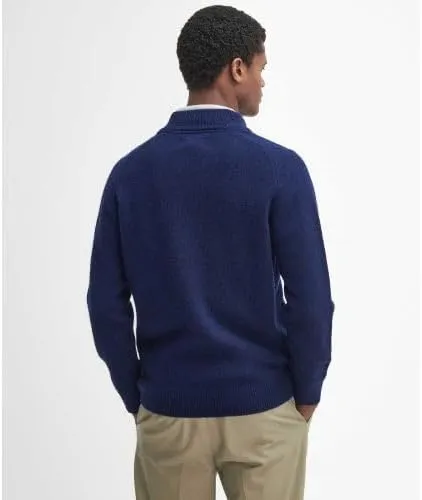 Barbour Men's Talder Half-Zip Jumper, Classic Navy
