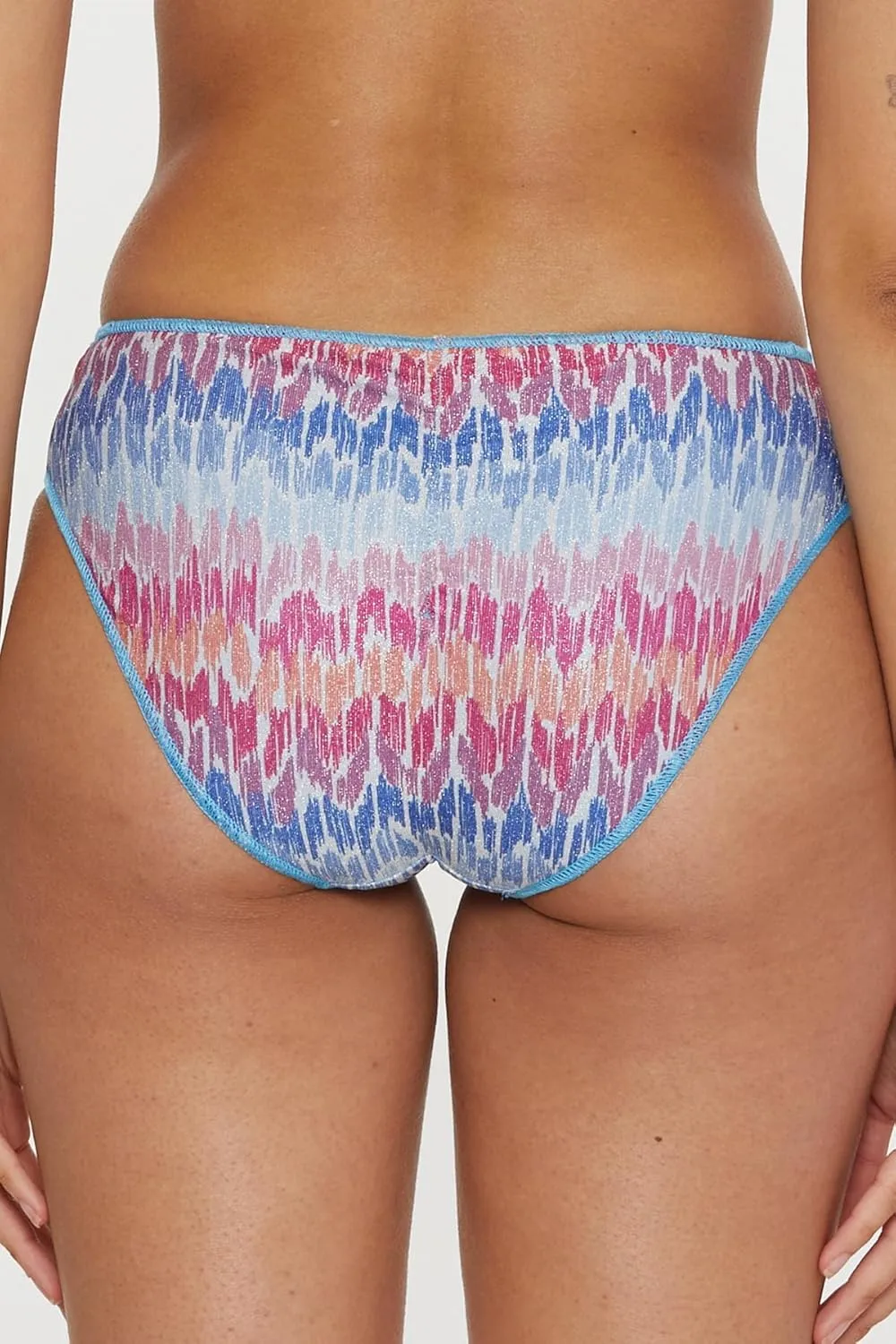 BECCA Women's Joshua Tree Shirred American Bikini Bottom, Cheeky Coverage, Swimwear Separates