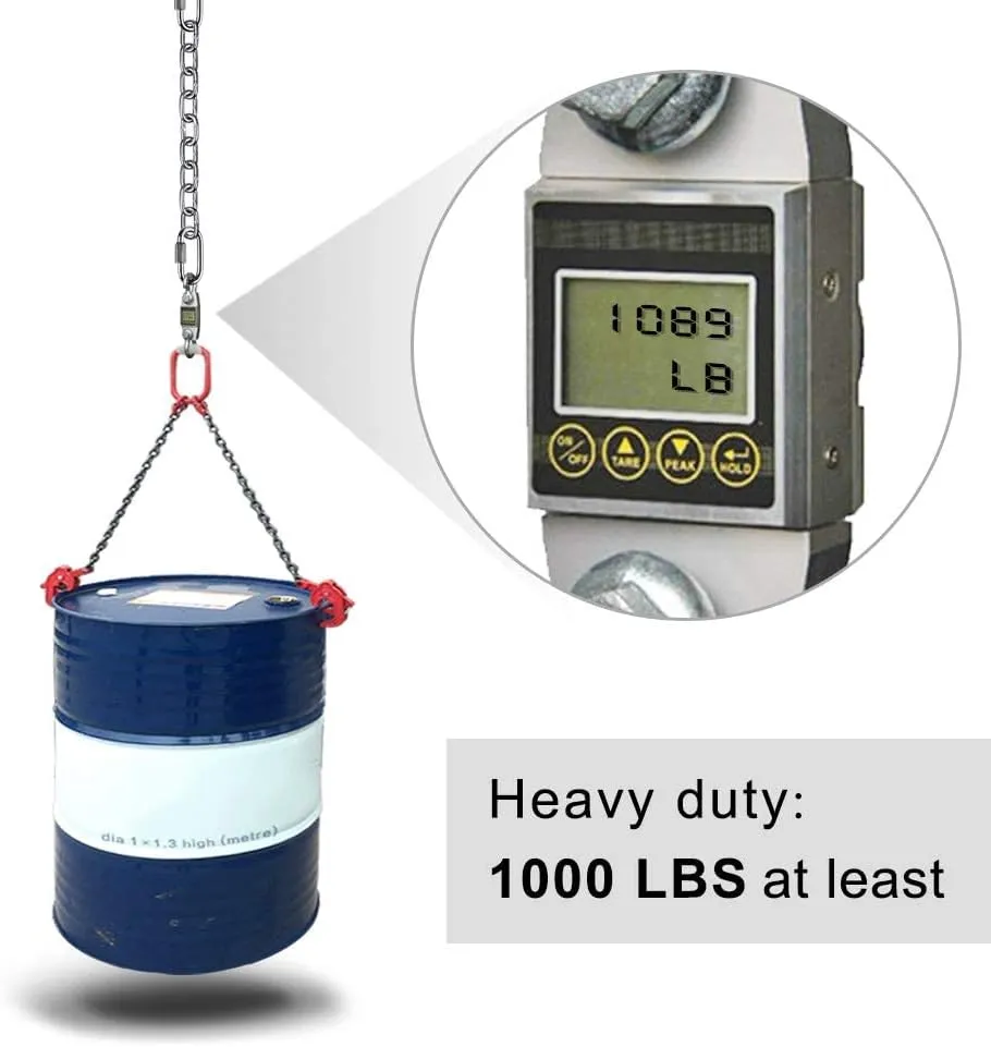 BeneLabel 2Pcs 28 inch Silver Hanging Chain Kits with 4 Carabiners 1000 LB Capacity Heavy Duty Hanging Hammock Chair Hardware Swing Extender Chain for Hanging Chair, Punching Bags, Porch Swing