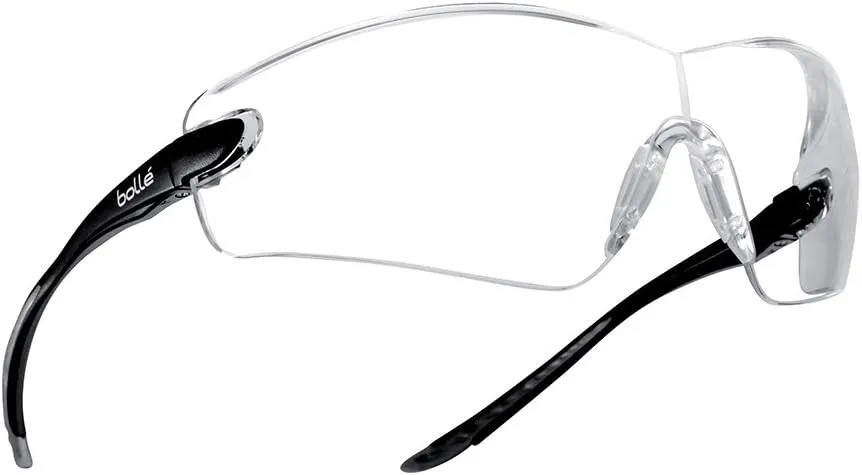 Bollé Safety 253-CB-40037 Cobra Safety Eyewear with Rimless Frame and Clear Anti-Fog Lens