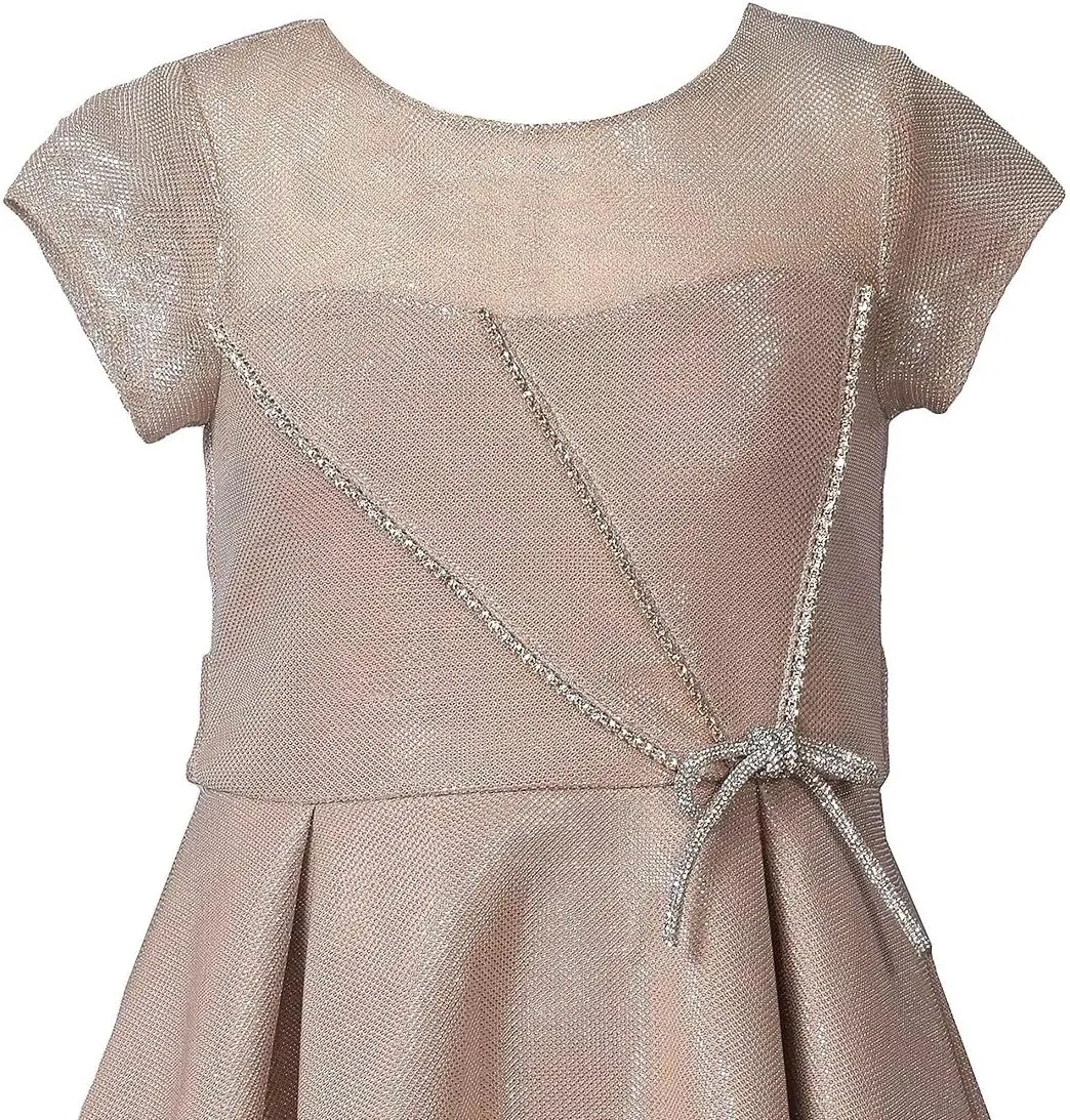 Bonnie Jean Iris & Ivy Girls Size 7-16 Jeweled Bow Dress