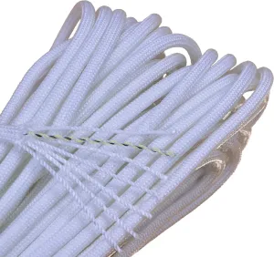 Bored Paracord 550lb Paracord/Parachute Cord - Genuine Mil Spec Type III 550lb Paracord Used by The US Military (MIl-C-5040) - 100% Nylon - Made in The USA - White Natural