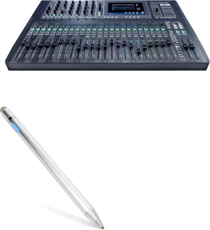 BoxWave Stylus Pen Compatible with Soundcraft Si Impact - AccuPoint Active Stylus, Electronic Stylus with Ultra Fine Tip - Metallic Silver