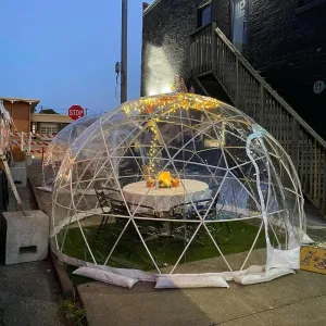 Bubble Tent 3.6M/12FT Folding Event Shelters Beach Sun Shelters 4-6 Person Garden Greenhouse ​Garden Dome for Party Vacation Patio