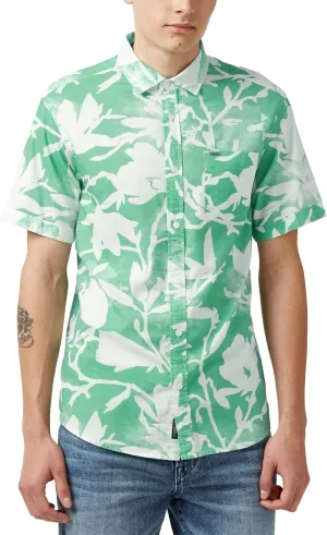 Buffalo David Bitton Men's Short Sleeve Printed Button Down