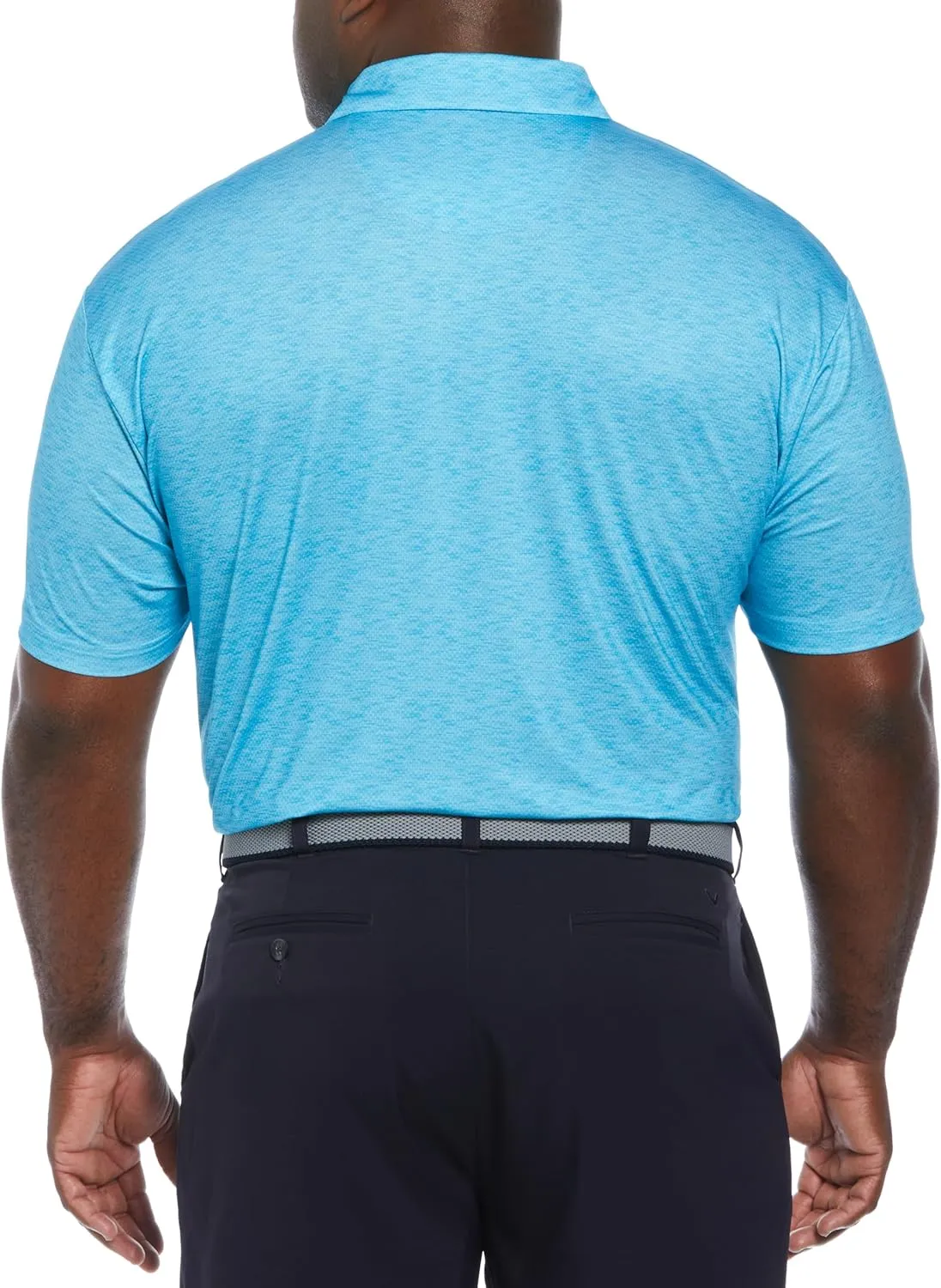 Callaway Men's Short Sleeve Printed Block Polo