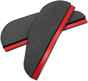 Car Rain Eyebrow for Jeep Wrangler 2000-2020 1 Pair Car Rearview Mirror Rainproof Eyebrow Stickers PVC Car Rain Cover