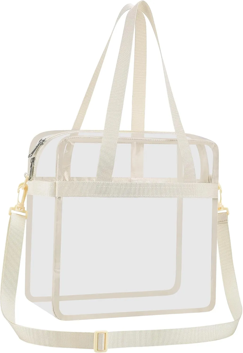 Clear Bag for Stadium Events 12×6×12 Clear Tote Bag for Concert,Sport,Festival