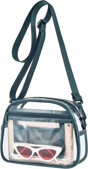 Clear Bag for Stadium Events Mini Small Clear Purse Clear Bag for Stadium Events Concert Sport Work