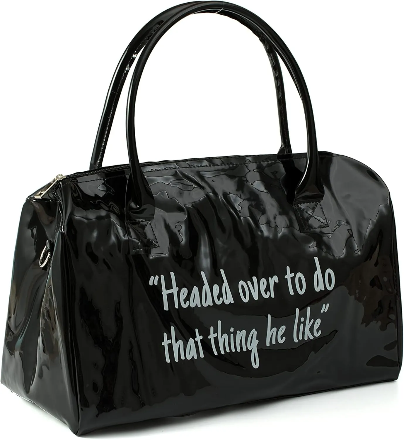 Clear Gym Bag for Women,Spend Night Bag Clear PVC Tote Bag Large Sports Duffel Bag Bright Candy Color Jelly with Durable Metal Zipper for Gym, Travel, Beach Black