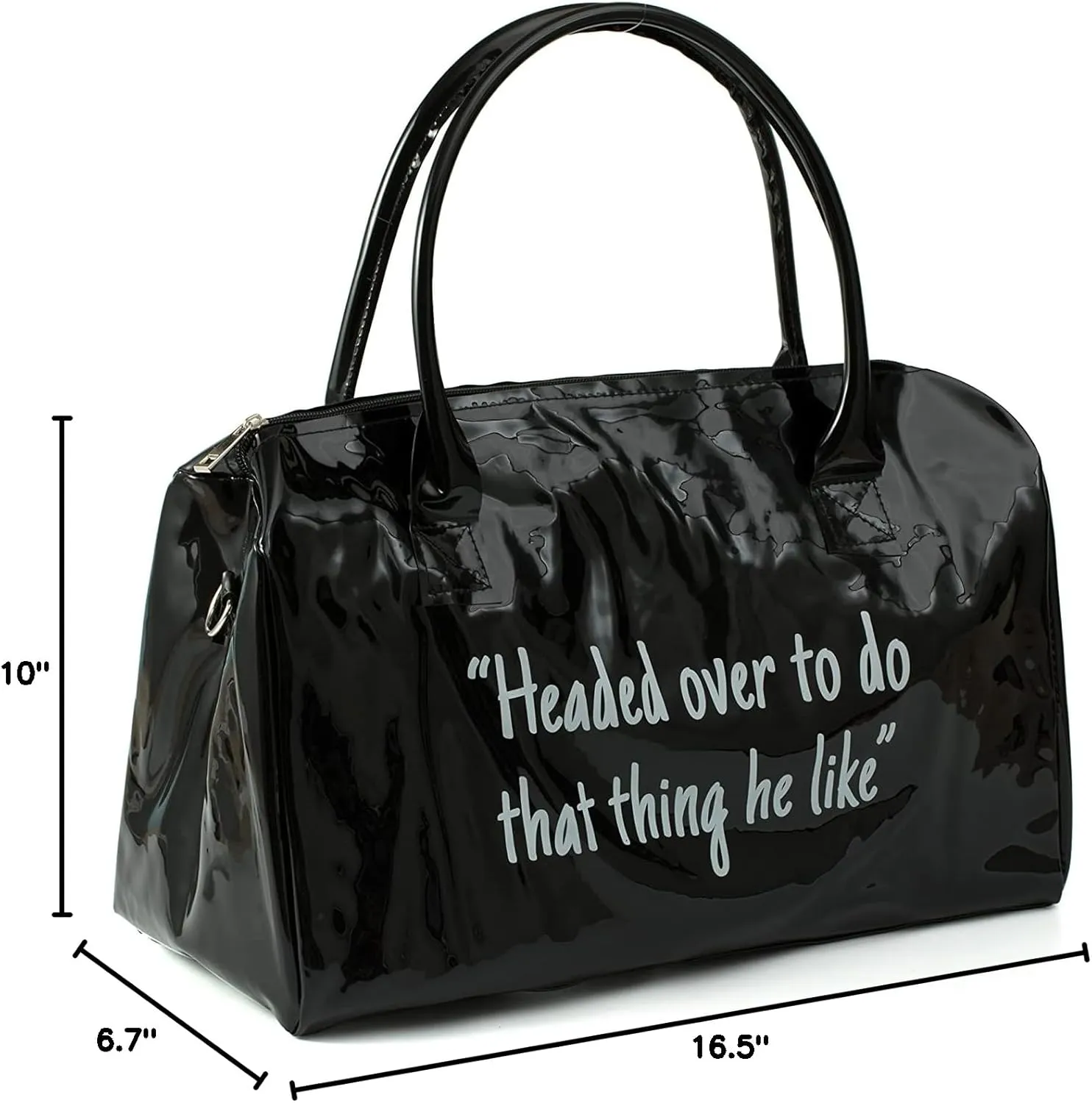 Clear Gym Bag for Women,Spend Night Bag Clear PVC Tote Bag Large Sports Duffel Bag Bright Candy Color Jelly with Durable Metal Zipper for Gym, Travel, Beach Black