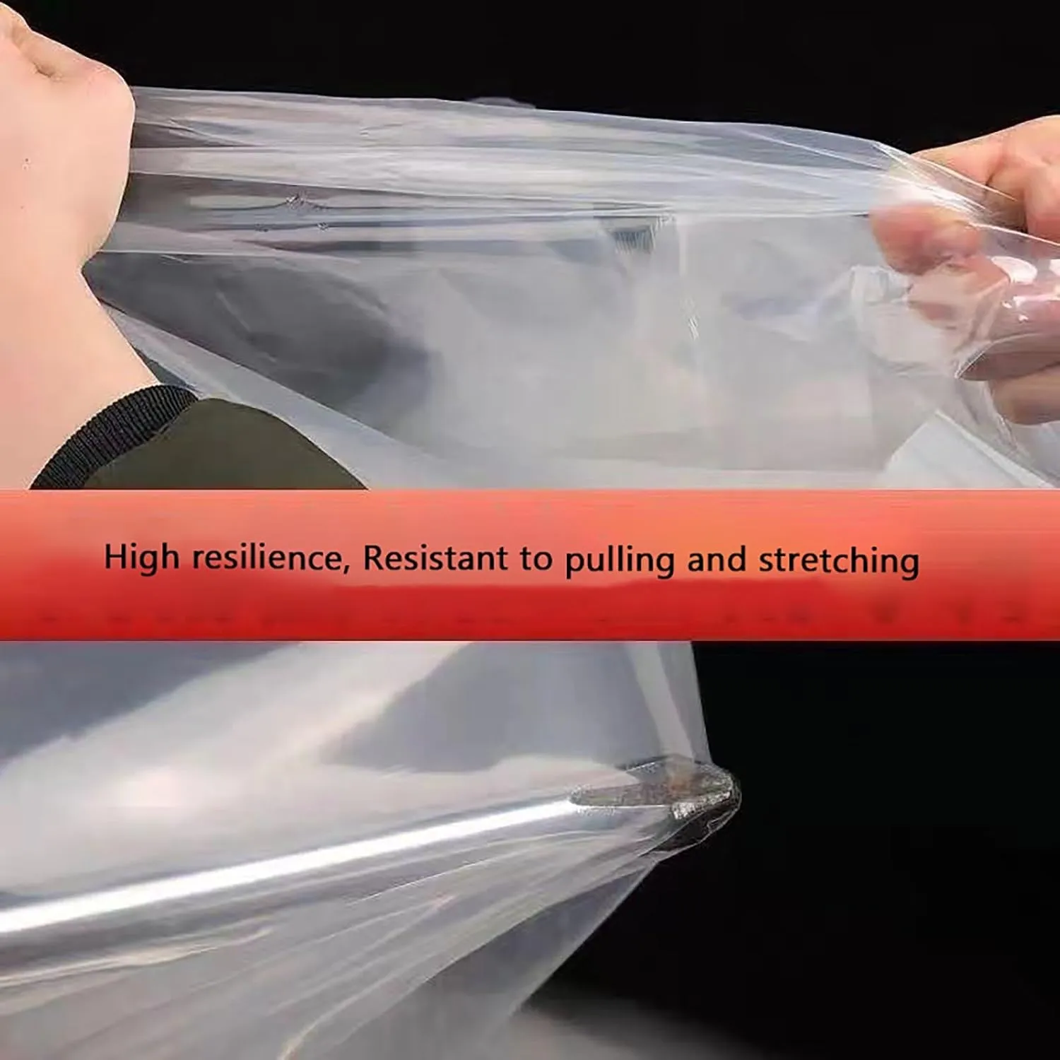 Clear Plastic Tarp,Thickened Tear Resistant,Anti-Aging Insulation PE Tarp Cover Tarpaulin,Transparent Tarpaulin Large,Clear Waterproof Cover(7x16 ft(2x5m))